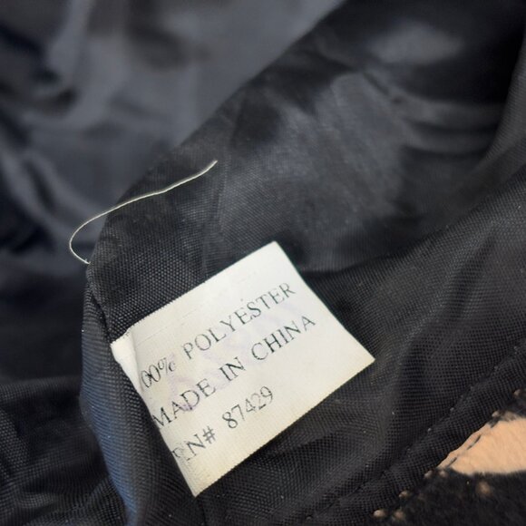 Fedora Tan Zebra Velveteen Gangsta -  Big Daddy Hat Vtg Y2K - Picture 8 of 10